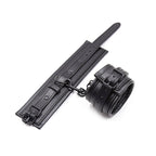 Menottes cuir ajustables restriction BDSM — vue principale