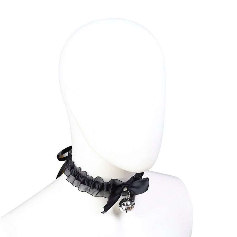 Collier fétiche dentelle avec cloche — vue principale
