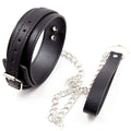 Collier de soumission motif serpent avec laisse — vue principale