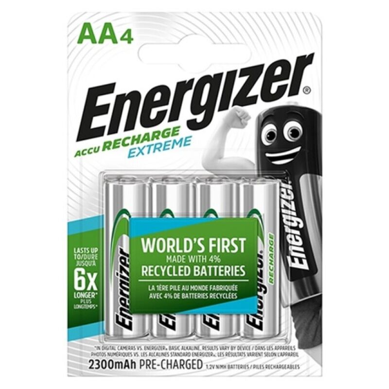 Batterie rechargeable AA HR6 NiMH Energizer — vue principale