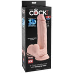 king cock plus balles gode 3d 20 3 cm