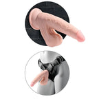 king cock plus balles gode 3d 12 7 cm