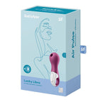 Stimulateur clitoridien Satisfyer Lucky Libra air-pulse — détail texture surface
