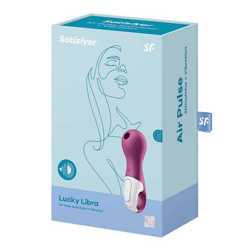 Stimulateur clitoridien Satisfyer Lucky Libra air-pulse — détail texture surface