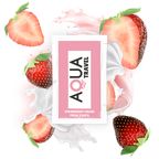 Lubrifiant Aqua Travel crème de fraise 6 ml