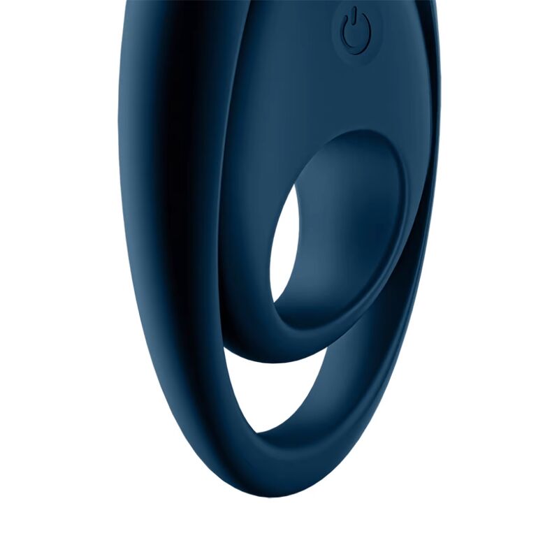 satisfyer vibrateur anneau glorious duo bleu