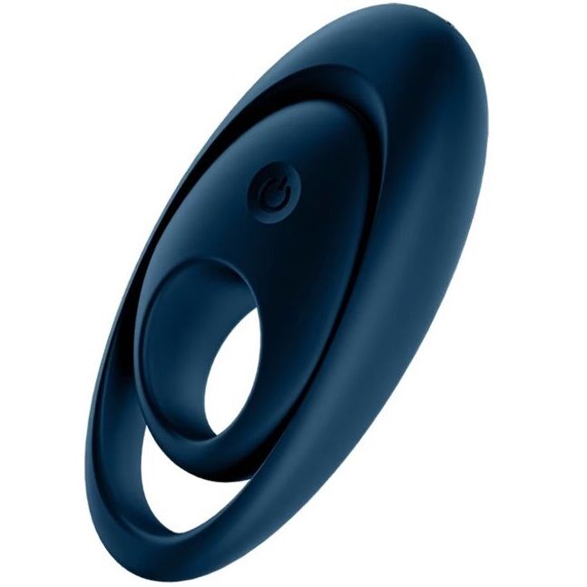 satisfyer vibrateur anneau glorious duo bleu