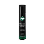 Flacon ID Millennium 30 ml noir a reflets verts, lubrifiant silicone pur leger glisse durable, hyper glissant sans residu collant de face
