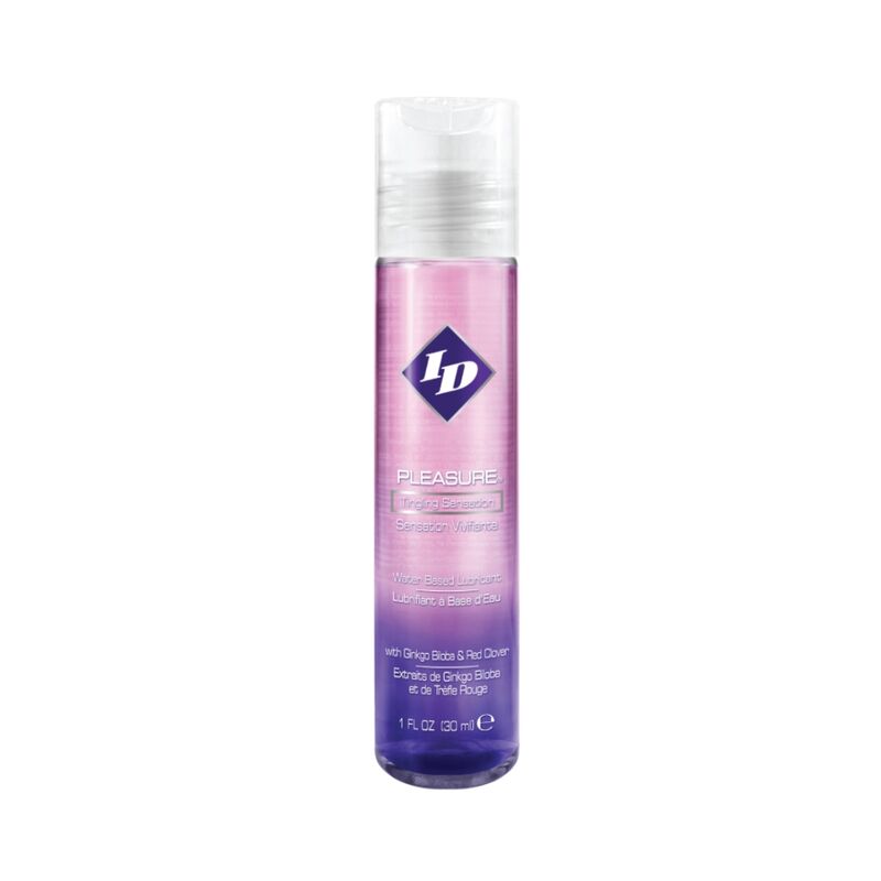 Lubrifiant base eau effet picotement stimulant — vue de dos