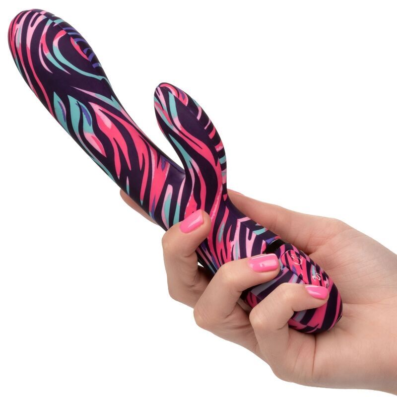 Vibrateur double baguette Naughty Bits Ménage à Moi — détail texture surface