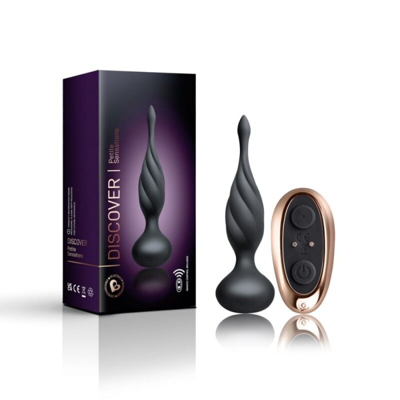 Stimulateur anal Discover silicone avec télécommande — détail produit