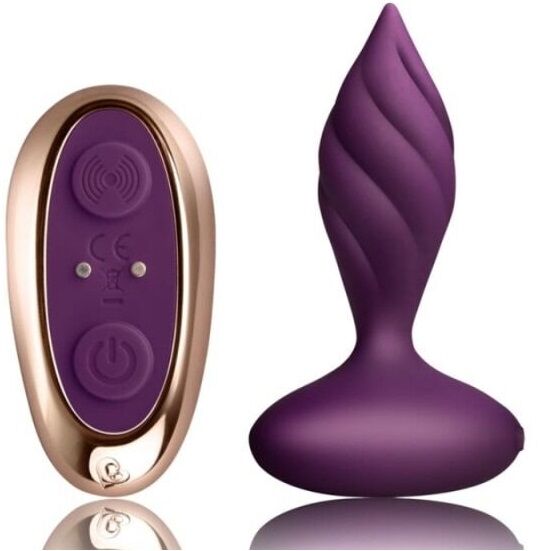 Stimulateur anal Desire silicone lilas avec télécommande — vue principale