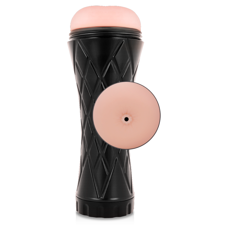Masturbateur réaliste forme fesses — détail texture surface