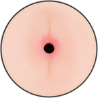 Masturbateur réaliste double orifice — détail base