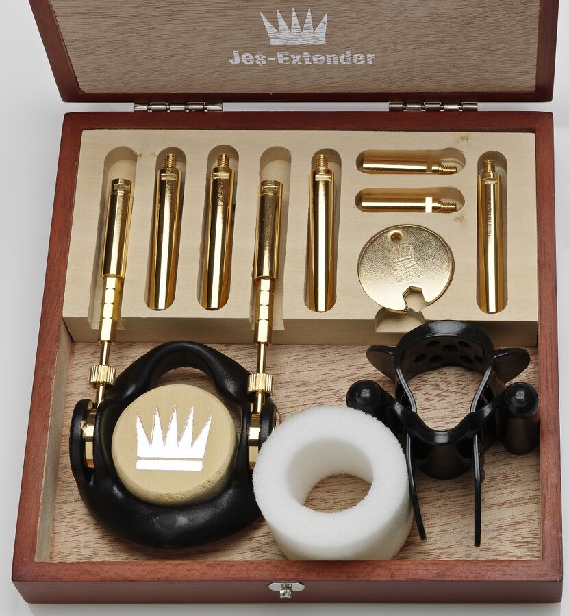 Extenseur pénien JES-EXTENDER plaqué or — vue principale