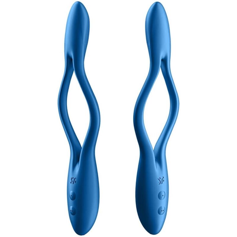 satisfyer vibrateur multi elastique game bleu