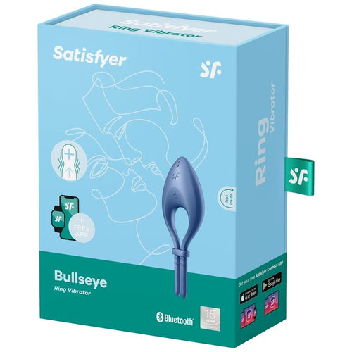 Anneau pénien vibrant réglable connecté Bullseye — détail produit