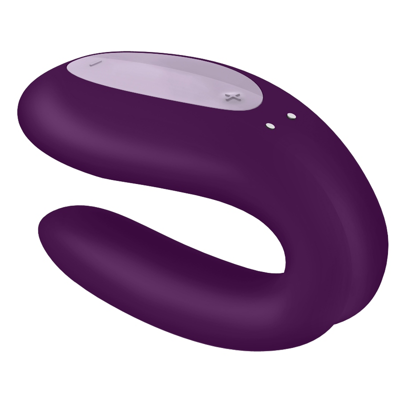 Coffret couple deux vibromasseurs connectés — vue de dos