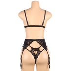 Ensemble lingerie 3 pièces soutien-gorge et porte-jarretelle — vue galerie 26