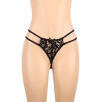 Ensemble lingerie 3 pièces soutien-gorge et porte-jarretelle — angle alternatif 2