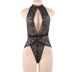 Body teddy dentelle dos nu bonnets ouverts — vue galerie 11