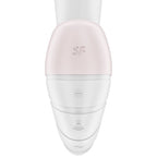 satisfyer supernova air pulse stimulateur et vibration blanc