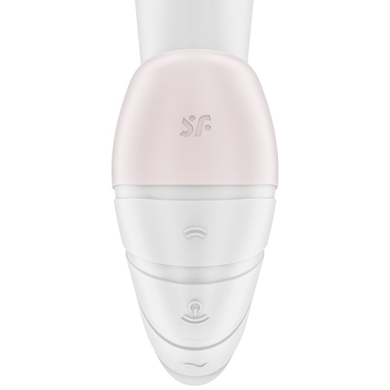 satisfyer supernova air pulse stimulateur et vibration blanc