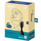 satisfyer application de plug vibrant trendsetter noir