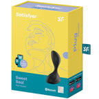 Plug anal vibrant connecté Sweet Seal en silicone Satisfyer — vue de dos