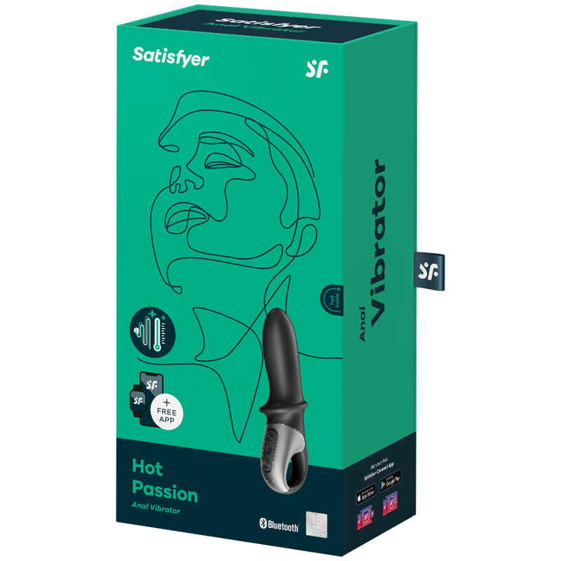 Vibromasseur anal Satisfyer Hot Passion silicone — vue de dos