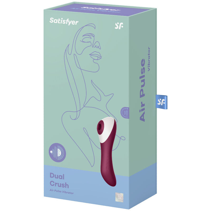 satisfyer vibrateur impulsions air dual crush