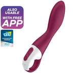 Vibromasseur point G chauffant tige torsadée — vue principale