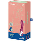 Vibromasseur point G chauffant tige torsadée — vue de dos