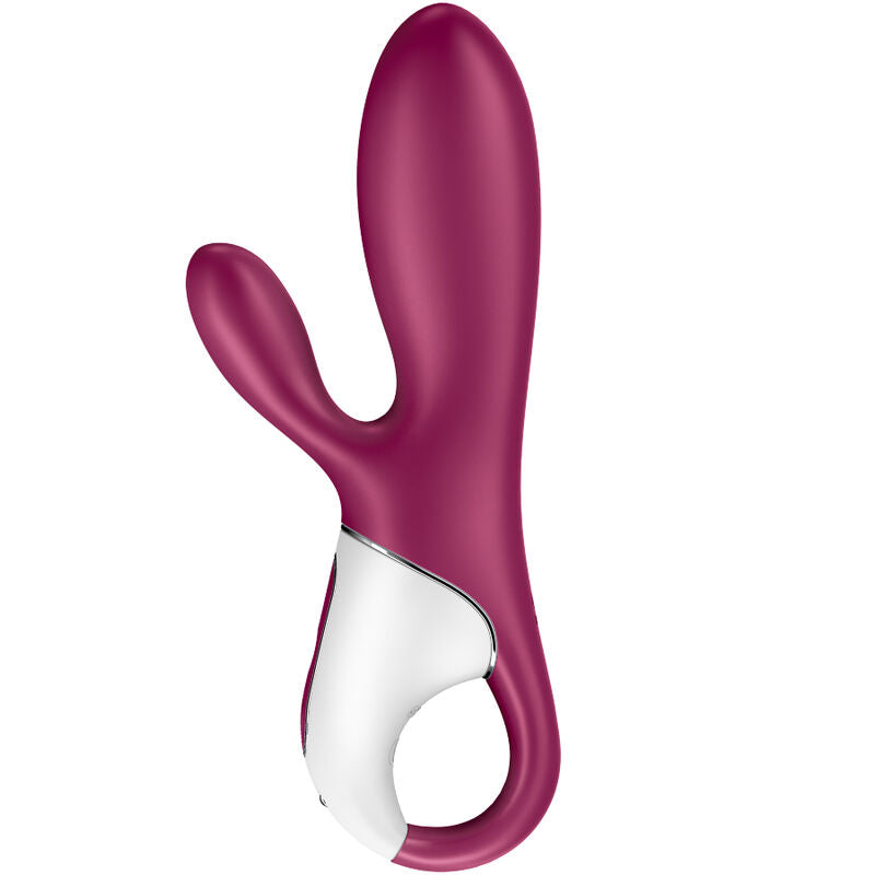 Vibrateur point G Hot Bunny silicone chauffant — détail produit