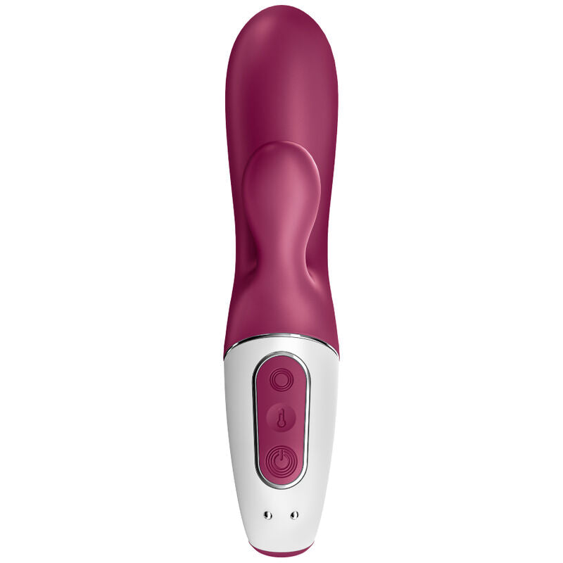 Vibrateur point G Hot Bunny silicone chauffant — vue de profil
