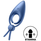Anneau vibrant pour couple en silicone médical — vue principale