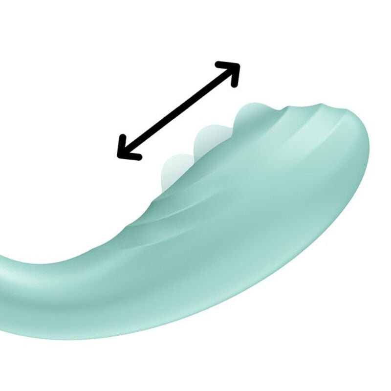 satisfyer vibrateur spot g rrrolling pleasure vert