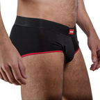 Boxer homme confort Noir et couleur — vue principale