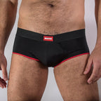 Boxer homme confort Noir et couleur — détail produit