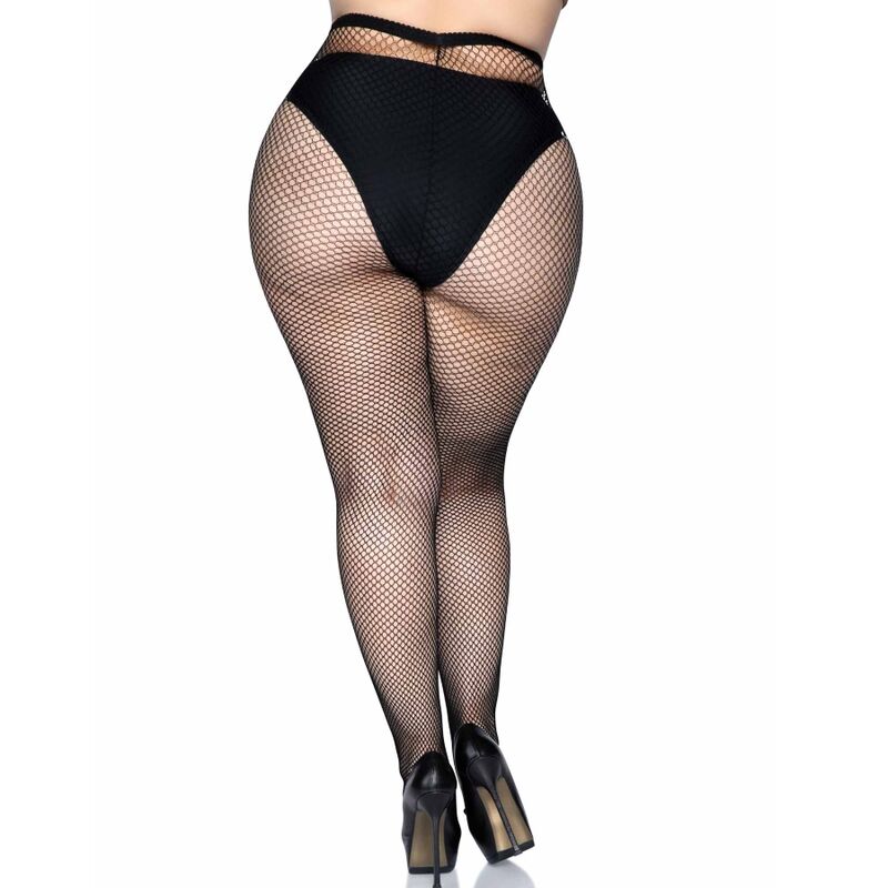 Collants résille nylon Leg Avenue — vue de dos