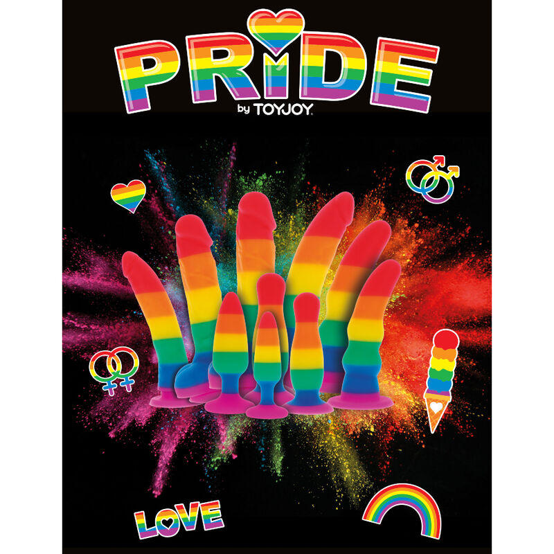pride dildo drapeau lgbt 15 cm