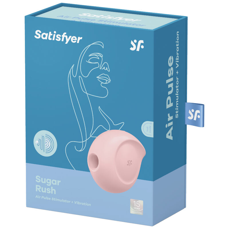 Stimulateur clitoridien double moteur Sugar Rush — vue de dos
