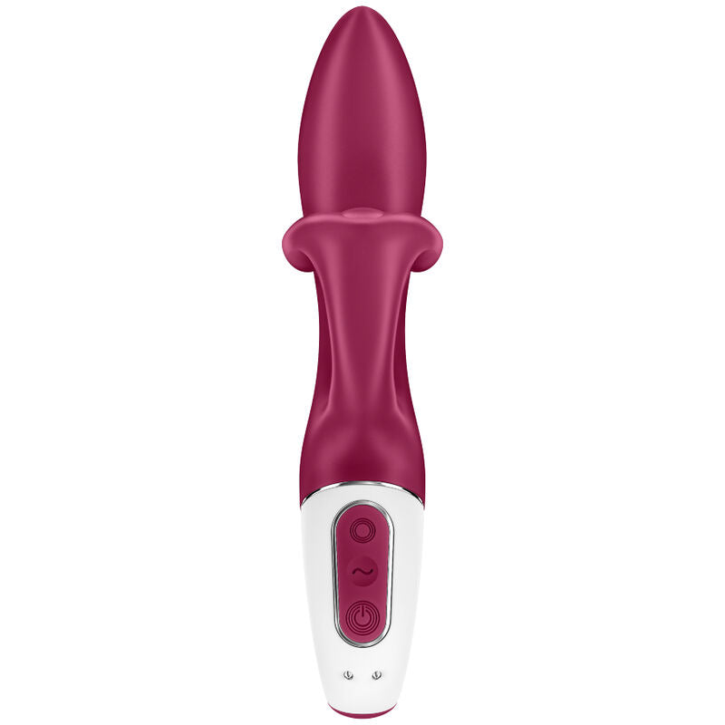 Vibrateur Embrace Me silicone médical flexible — vue de profil