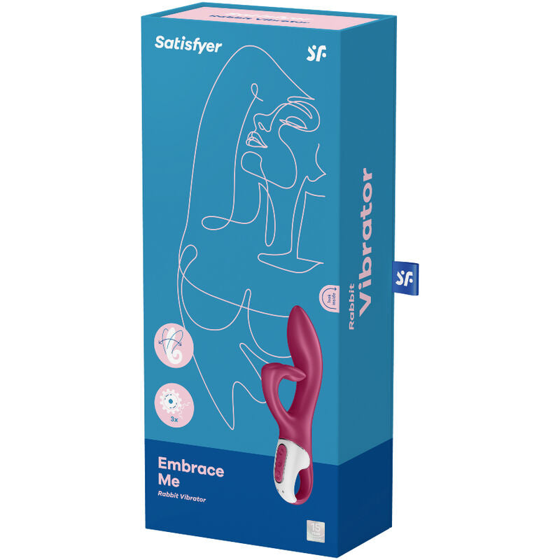 Vibrateur Embrace Me silicone médical flexible — vue de dos