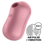 Stimulateur clitoridien Cotton Candy silicone et ABS — vue de dos