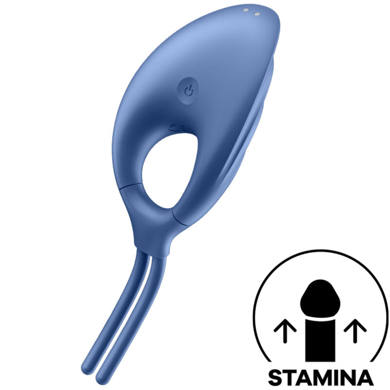 Anneau vibrant Swordsman silicone réglable — détail texture surface