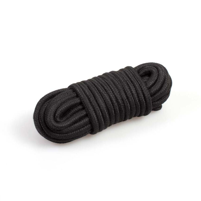 Corde de bondage shibari noire 10 mètres — vue principale