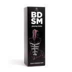 Corde de bondage shibari noire 10 mètres — détail texture surface