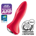 Plug anal vibrant Rotator Plug 1+ application connectée — vue principale