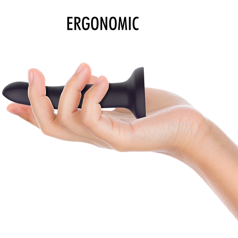 Gode fantaisie thermosensible en silicone avec ventouse — détail texture surface